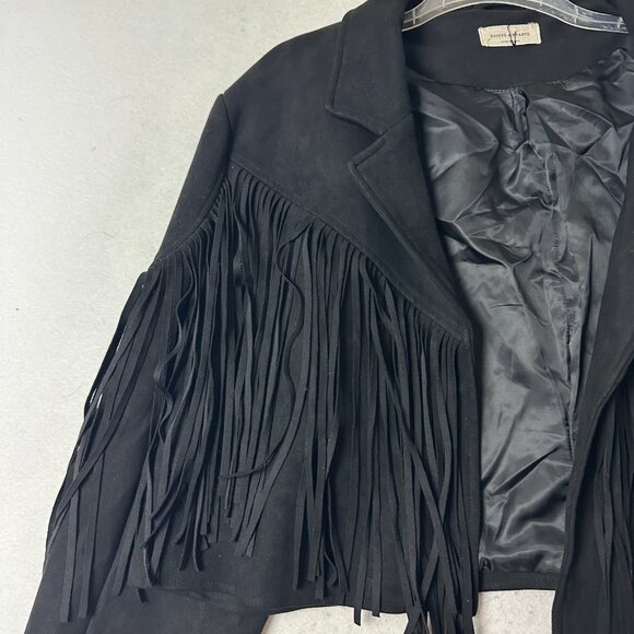 Saints & Hearts Faux Suede Fringe Jacket Sz 3X cowboy Carter concert Beyonce - Picture 2 of 6